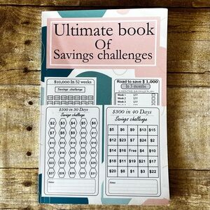 Ultimate‎ Book of Savings Challenges Budget Tracker Paperback ISBN 9798401630872